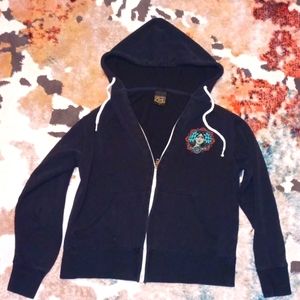 MAKE ART NOT WAR zip up hoodie Obey brand